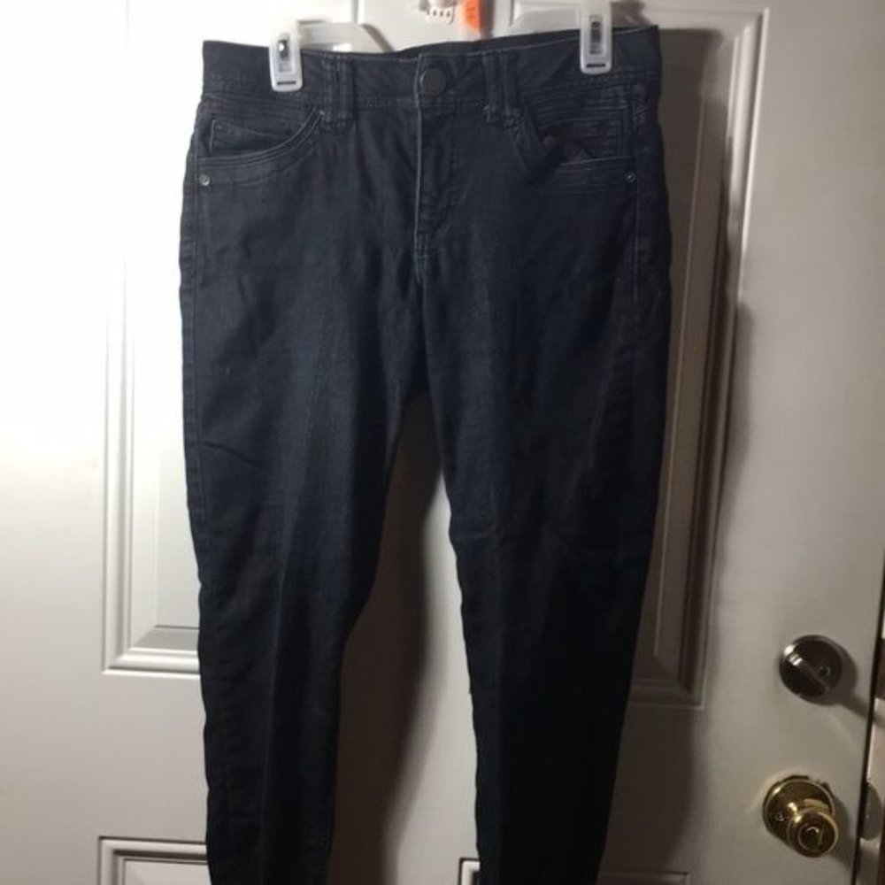 Democracy “Ab” technology woman’s skinny blue jeans stretch waistband size 8